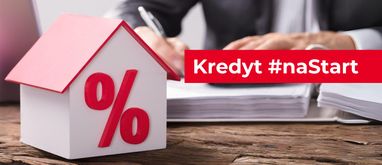 kredyt na start modele domów z symbolem procentu