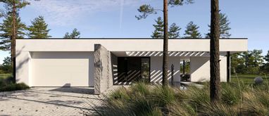 dom z płaskim dachem projekt domu homekoncept 12 g2 KRX1258