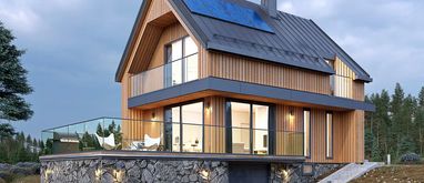 Dom z garażem w piwnicy projekt domu Agrest 2