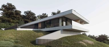 Projekty domów w stylu modernistycznym projekt Solana