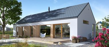 projekty domów - wybór, ceny, gdzie kupić - projekt Ekonomiczny 2T WAW1130