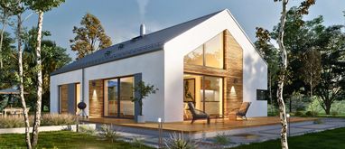 Projekt domu w stylu nowoczesnej stodoły