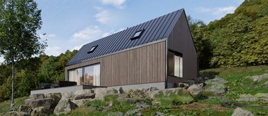 Dom na pochyłej działce