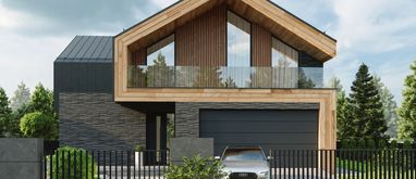 balkon - Projekt domu LK&1841 LKP1016