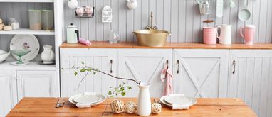 kuchni przytulna kuchnia w stylu rustykalnym