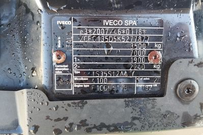 Iveco Daily 35S18 Zabudowa 10EP