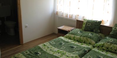 Pokoj s koupelnou s klimatizací s manželskou postelí (s možností přistýlky) - Szalay Vendégház Hegykő, foto 1