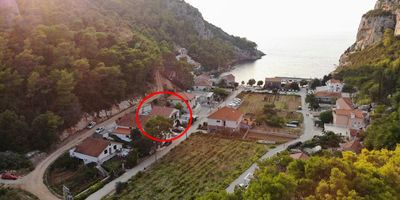 Apartman s klimatizací s terasou pro 4 os. se 2 ložnicemi A-17075-a - Apartments By The Sea Cove Vela Stiniva, Hvar - 17075 Vela Stiniva, foto 1