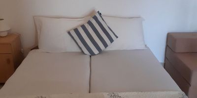 Apartman s klimatizací s terasou s manželskou postelí s 1 ložnicí AS-17491-a - Apartments By The Sea Vir - 17491, foto 1