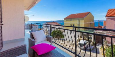 Apartman pro 6 os. se 3 ložnicemi s výhledem na moře na poschodí - Apartman Marija Maricic Crikvenica, foto 1