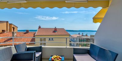 Apartman pro 4 os. se 2 ložnicemi s výhledem na moře na poschodí - Apartman Ilicevic Zvonimirova Crikvenica, foto 1