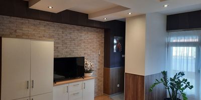 Apartman (jako celek) s klimatizací s privátní koupelnou mimo apartmán s manželskou postelí (s možností přistýlky) - Fenyő Apartman Nagykáta, foto 1