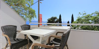 Apartman s klimatizací s balkónem pro 4 os. s 1 ložnicí A-18218-a - Apartments By The Sea Živogošće - Porat, Makarska - 18218 Živogošće - Porat, foto 1