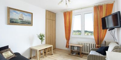 Apartman pro 3 os. s 1 ložnicí s výhledem na moře s výhledem na město - Sopot - Kawalerka z widokiem na morze i miasto, foto 1