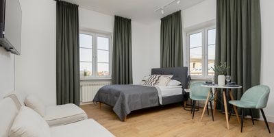 House (jako celek) s vanou s manželskou postelí s výhledem na řeku - Podwale 3/16, foto 2