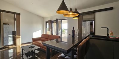 Premium Apartman pro 4 os. se 2 ložnicemi s panoramou - Apartment Panorama Adria Top Vabriga-Sanata Marina Lokvarska, foto 1