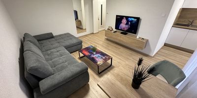 Apartman s klimatizací pro 2 os. s 1 ložnicí na poschodí - Évy Apartman Harkány, foto 1