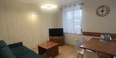 Deluxe Apartman pro 6 os. se 3 ložnicemi přízemní - Pokoje i Apartamenty Rewski Zakątek Rewa, foto 1