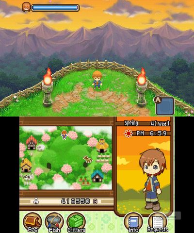 harvest moon tale of two towns nds