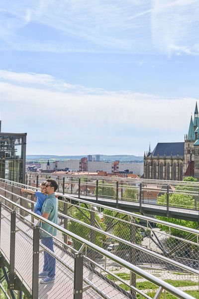Widok na Erfurt