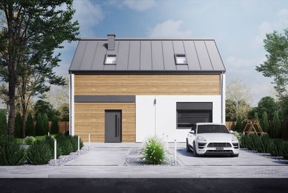 Zdjęcie Dom prefabrykowany P.3 bez okapu