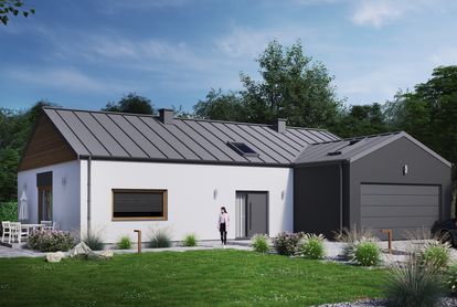 Zdjęcie Dom prefabrykowany P.1 bez okapu