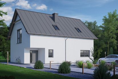 Zdjęcie Dom prefabrykowany P.4 z okapem