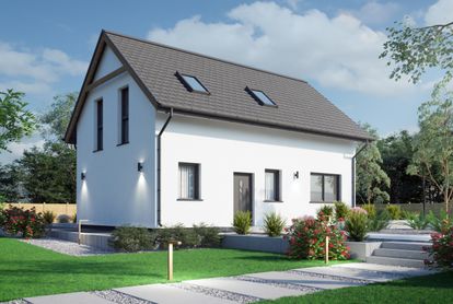 Zdjęcie Dom prefabrykowany P.7 z okapem