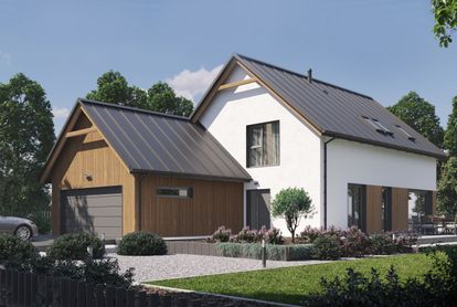 Zdjęcie Dom prefabrykowany P.12 z okapem