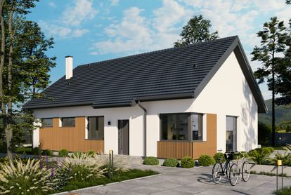 Zdjęcie Dom keramzytowy Atrakcyjna Stodoła AS110