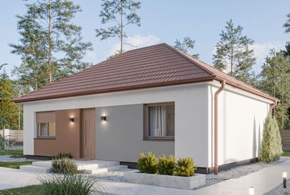 Zdjęcie Dom prefabrykowany Parterowy 70C