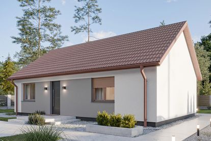 Zdjęcie Dom prefabrykowany Parterowy 80C