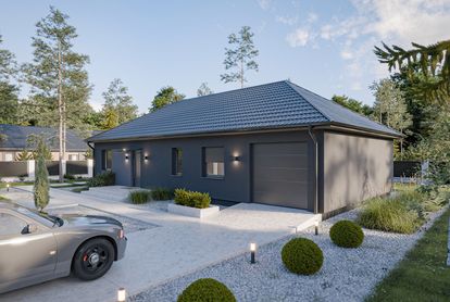 Zdjęcie Dom prefabrykowany Parterowy 120B