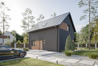 Zdjęcie Dom prefabrykowany Piętrowy 95B