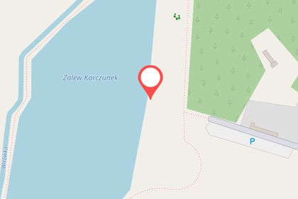 Plaża w Kałuszynie nad Zalewem Karczunek