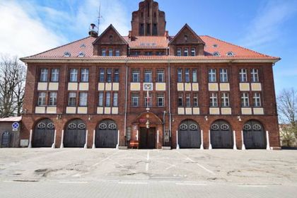 Zabytkowy budynek Straży Pożarnej w Koszalinie