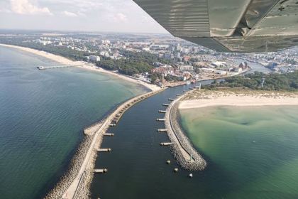 Aeroprzystań - loty widokowe nad morzem