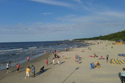 Plaża przy Kamiennym Szańcu