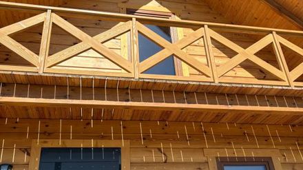 Domki na bani w Bieszczadach (1)