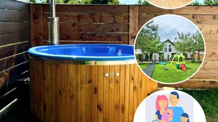 Loft House Rozewie Całoroczne domki z balią ogrodową (1)