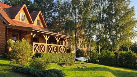 Domki całoroczne nad jeziorem z własną linią brzegową Rybical, Ryn (1)