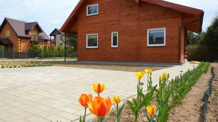 Nowy całoroczny domek - 100m od jeziora 5 km od Giżycka (1)