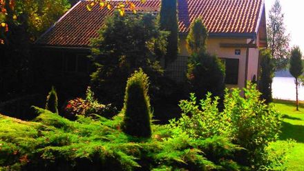 Dom Sielanka oraz domek drewniany bezpośrednio nad jeziorem koło Ełku (1)