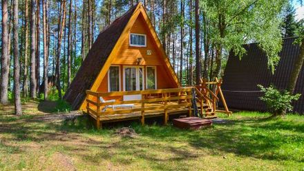 Domki letniskowe POMOST + ŁÓDKA + SILNIK GRATIS (1)