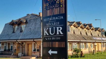 Hotelik-Resturacja "KUR" Myszyniec. Kurpie - Trasa na Mazury (1)