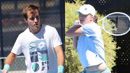 Trenował ze Świątek w Australii