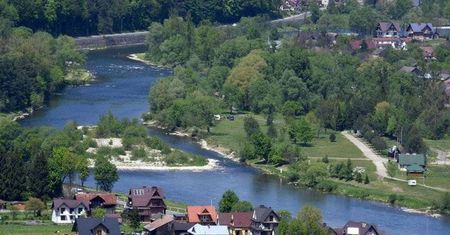 Kładka pieszo-rowerowa Zerwany Most. Nowa atrakcja w Krościenku nad Dunajcem