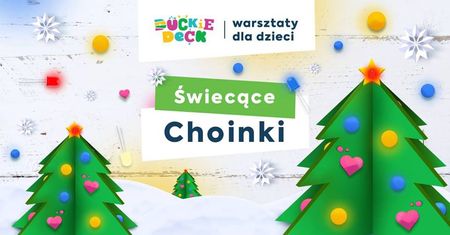 Świecące choinki  - warsztaty dla dzieci