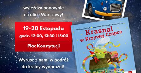 Zaczytany autobus ponownie wyjedzie na ulice Warszawy