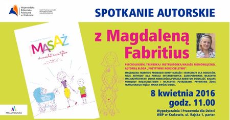 Spotkanie autorskie z Magdaleną Fabritius